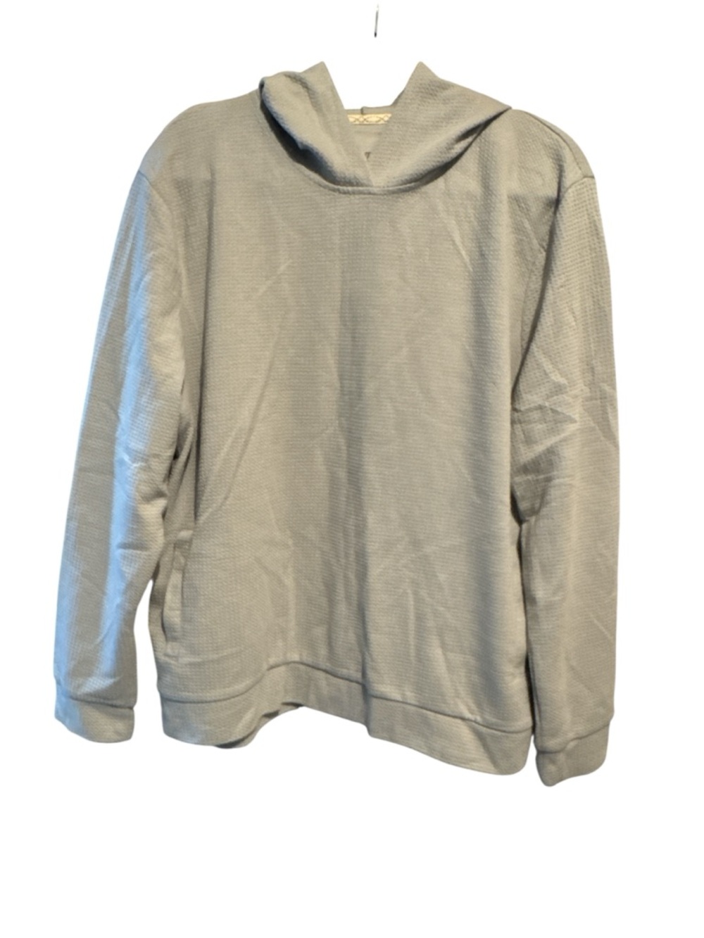 Frye Light Gray Branded Cotton Blend Sweater